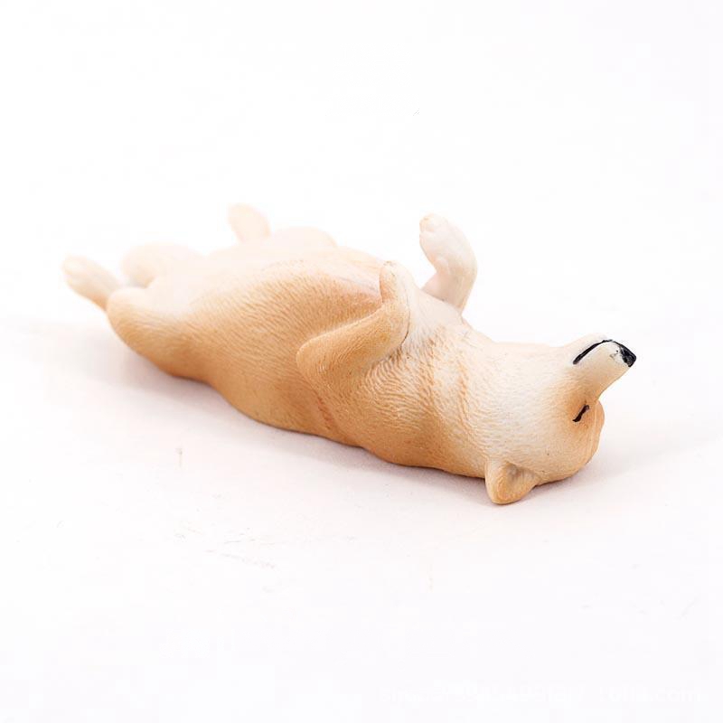 Home Decor Ikea - Simulation lying posture sleeping Shiba Inu