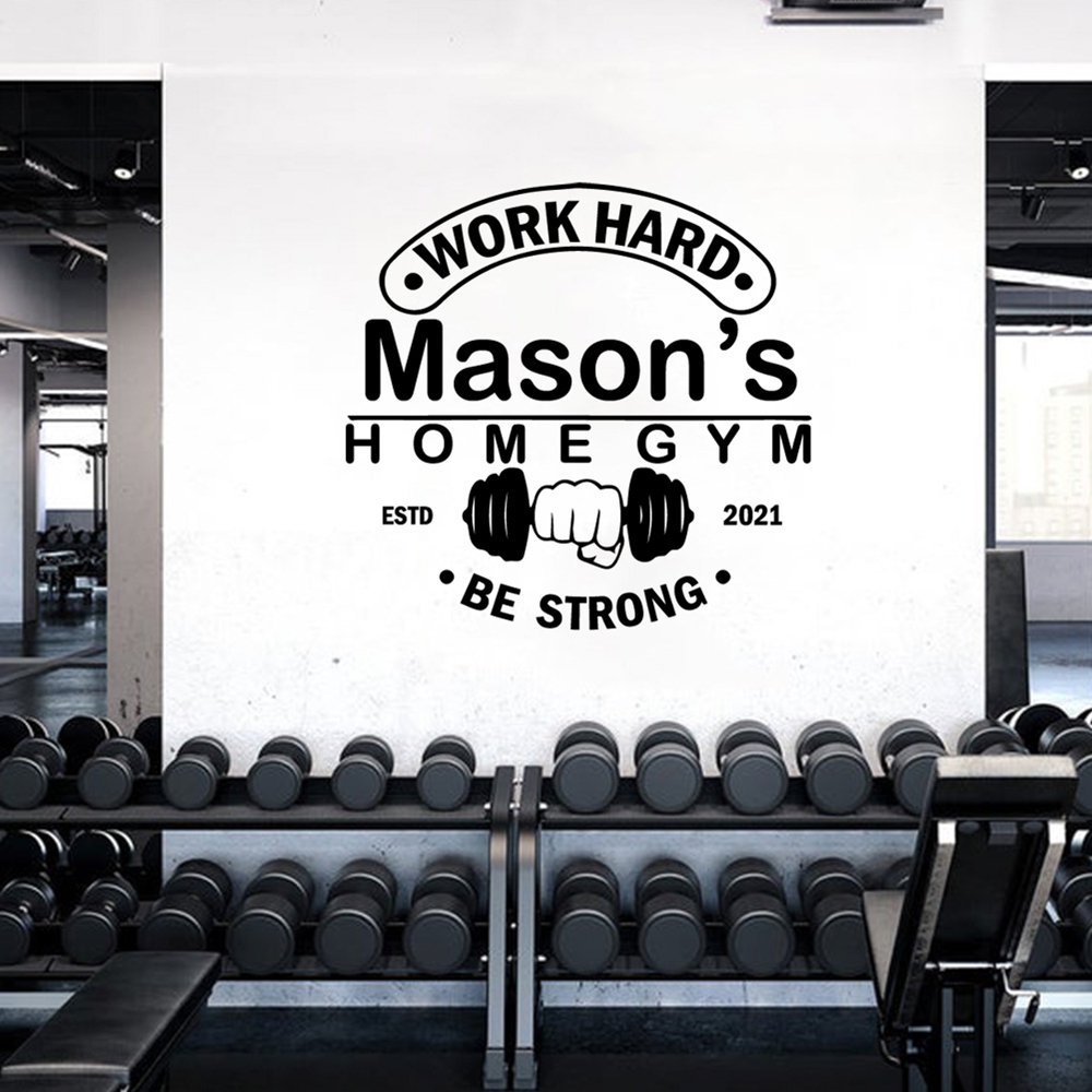 Home Decor Wall Tiles - 1PC Hot Sale Fitness Custom Name