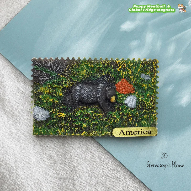 Home Decor Usa - Alaska, USA 3D Black Bear Creative