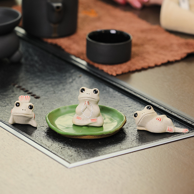 Home Decor Ikea - Ceramic Little Frog Decoration Ceramic Lotus
