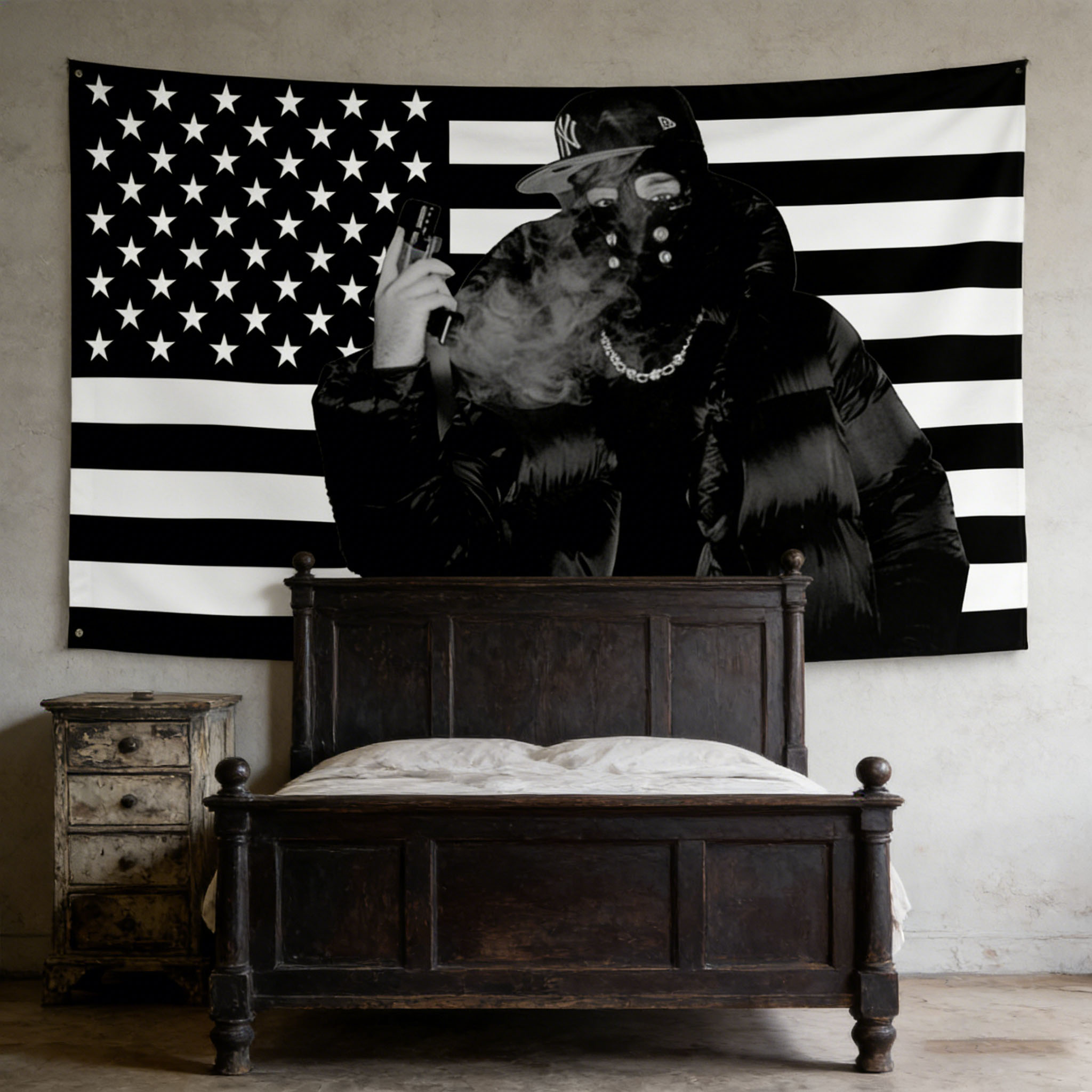 Home Decor Usa - Yeat Flag Tapestry 36x60 Inch, Patriotic