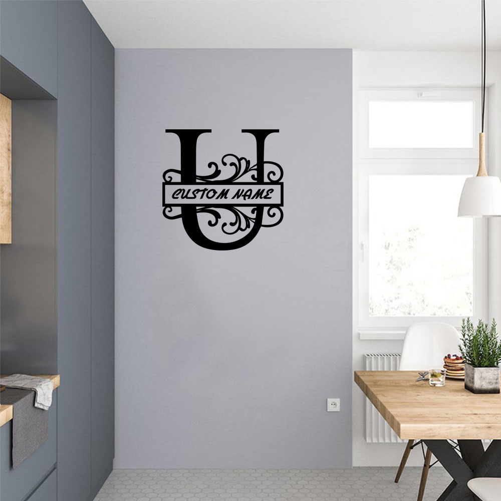 1PC Cool Letter U Customizable - đánh giá và giá Home Decor Wall Tiles