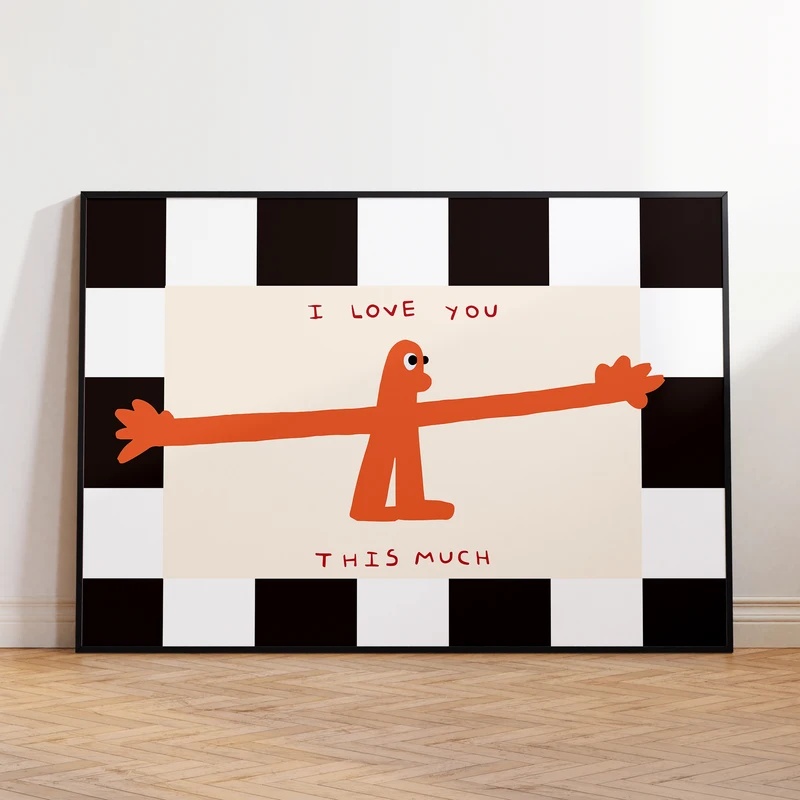 I Love You This Much Quote Wal - đánh giá và giá Home Decor Lovely Home