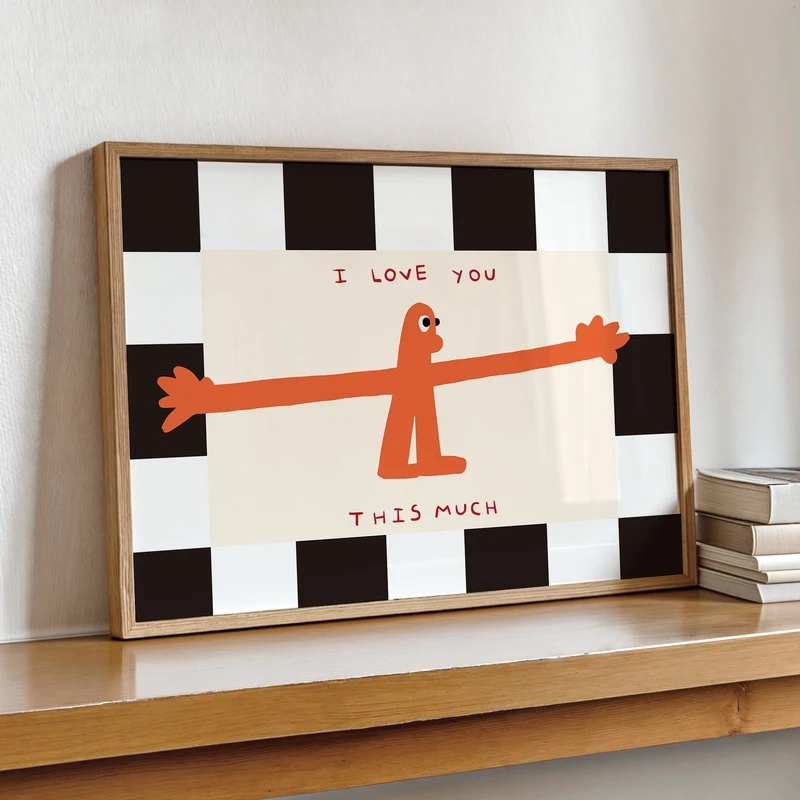 I Love You This Much Quote Wal - đánh giá và giá Home Decor Lovely Home