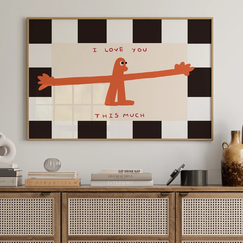 I Love You This Much Quote Wal - đánh giá và giá Home Decor Lovely Home