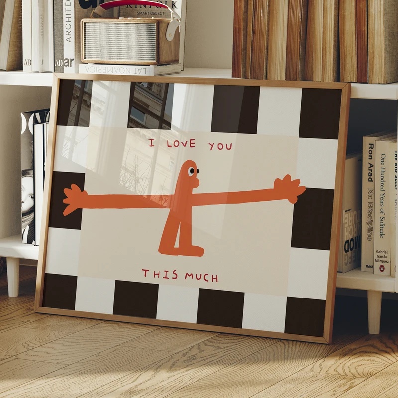 I Love You This Much Quote Wal - đánh giá và giá Home Decor Lovely Home