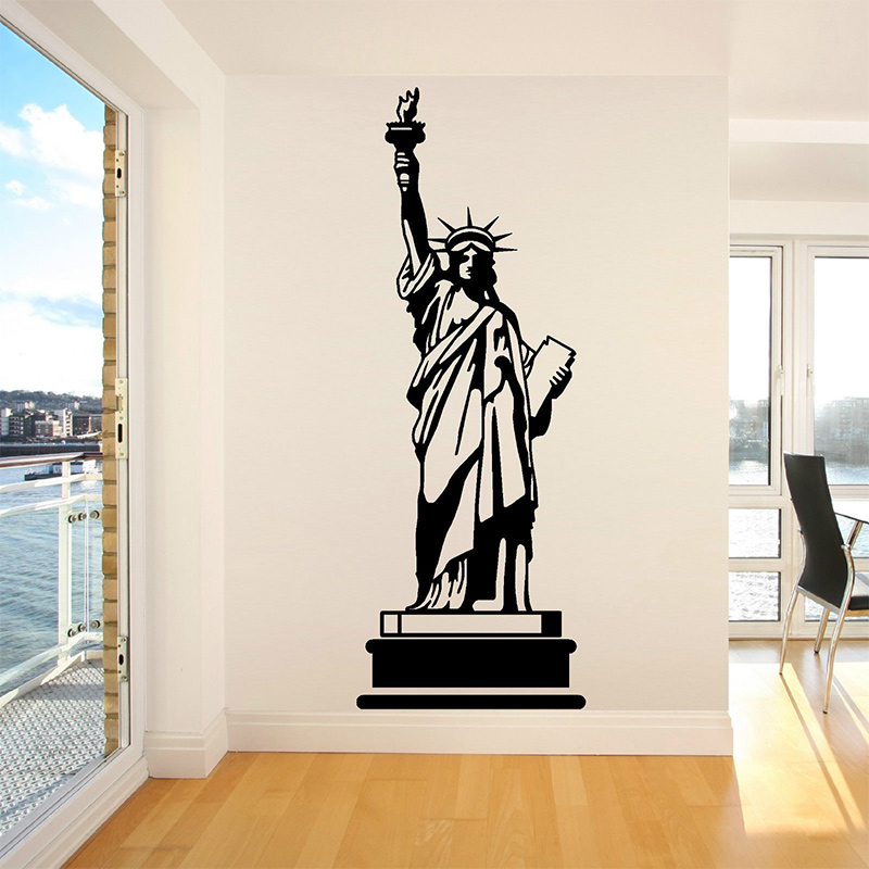 POOMOO Wall Decals STATUE OF L - đánh giá và giá Home Decor Usa