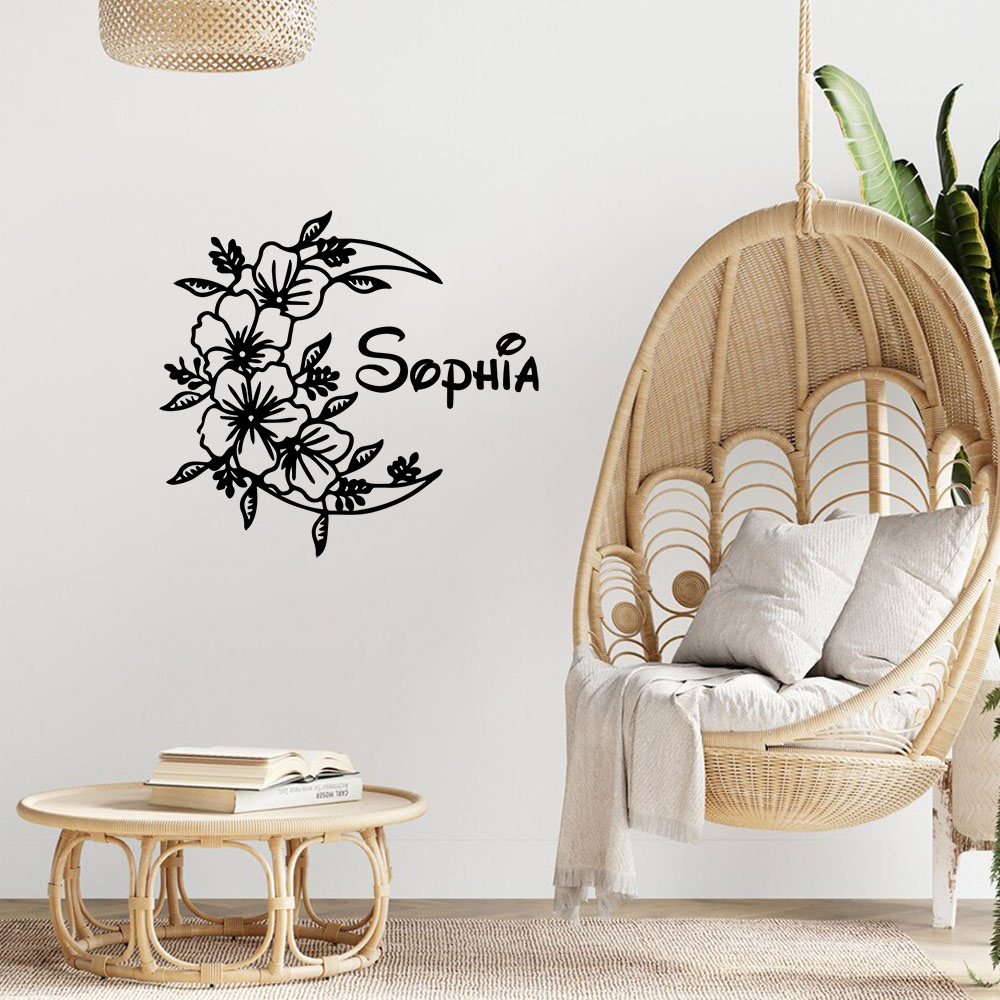 1PC Creative Moon Flower Custo - đánh giá và giá Home Decor Wall Tiles