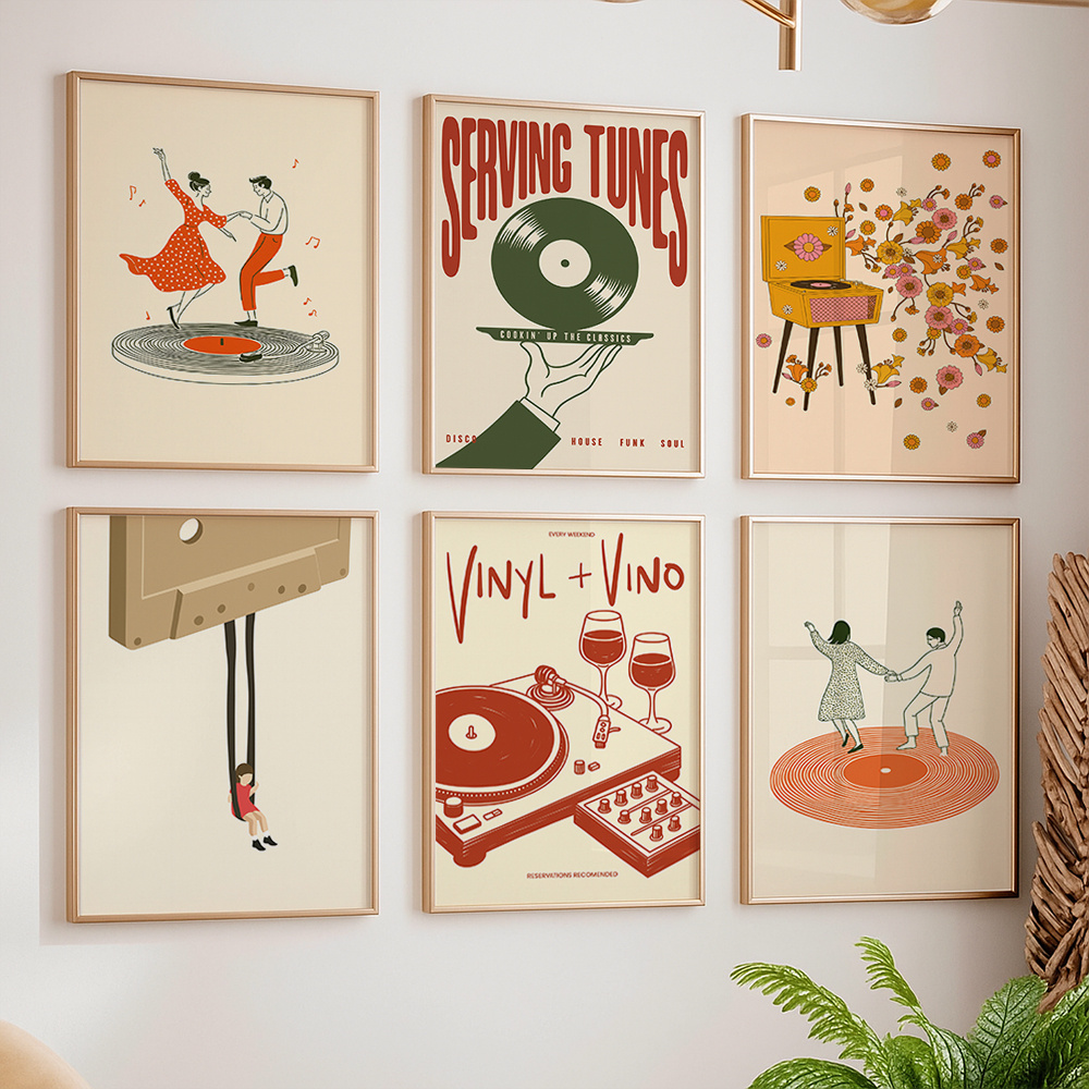 1pc Vintage Music Canvas Poste - đánh giá và giá Home Decor Youtube