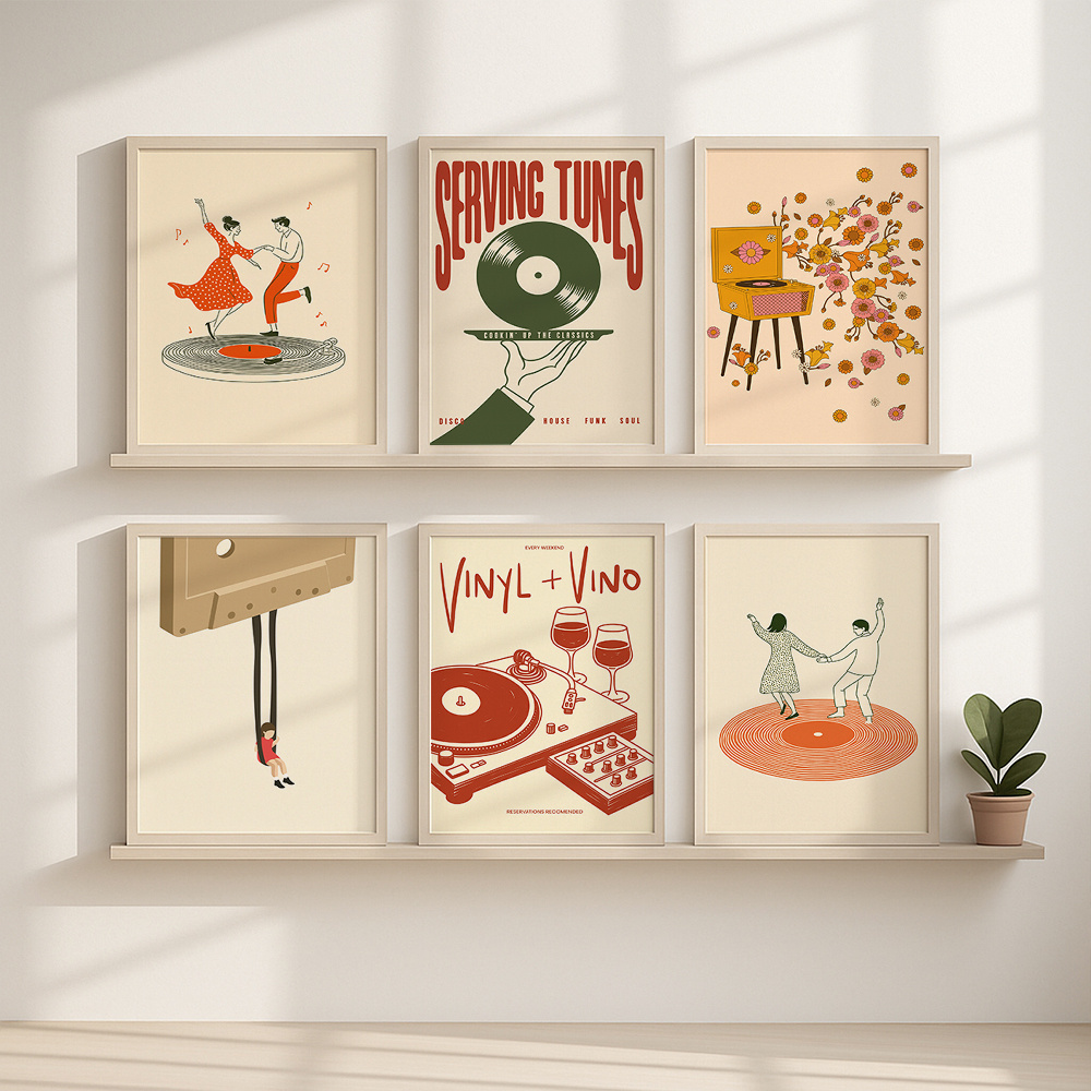 1pc Vintage Music Canvas Poste - đánh giá và giá Home Decor Youtube