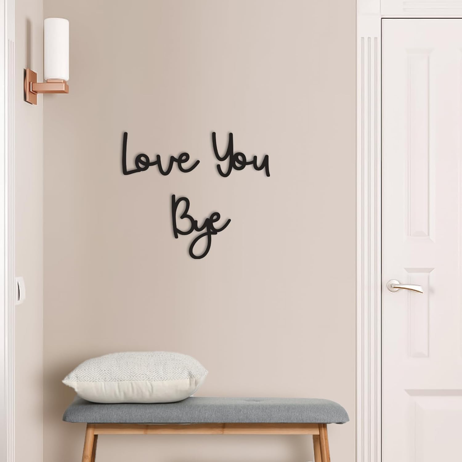 Love You Bye Wood Sign Home De - đánh giá và giá Home Decor Express