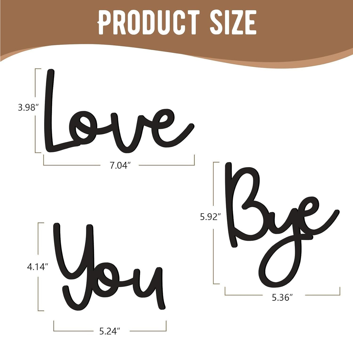 Love You Bye Wood Sign Home De - đánh giá và giá Home Decor Express