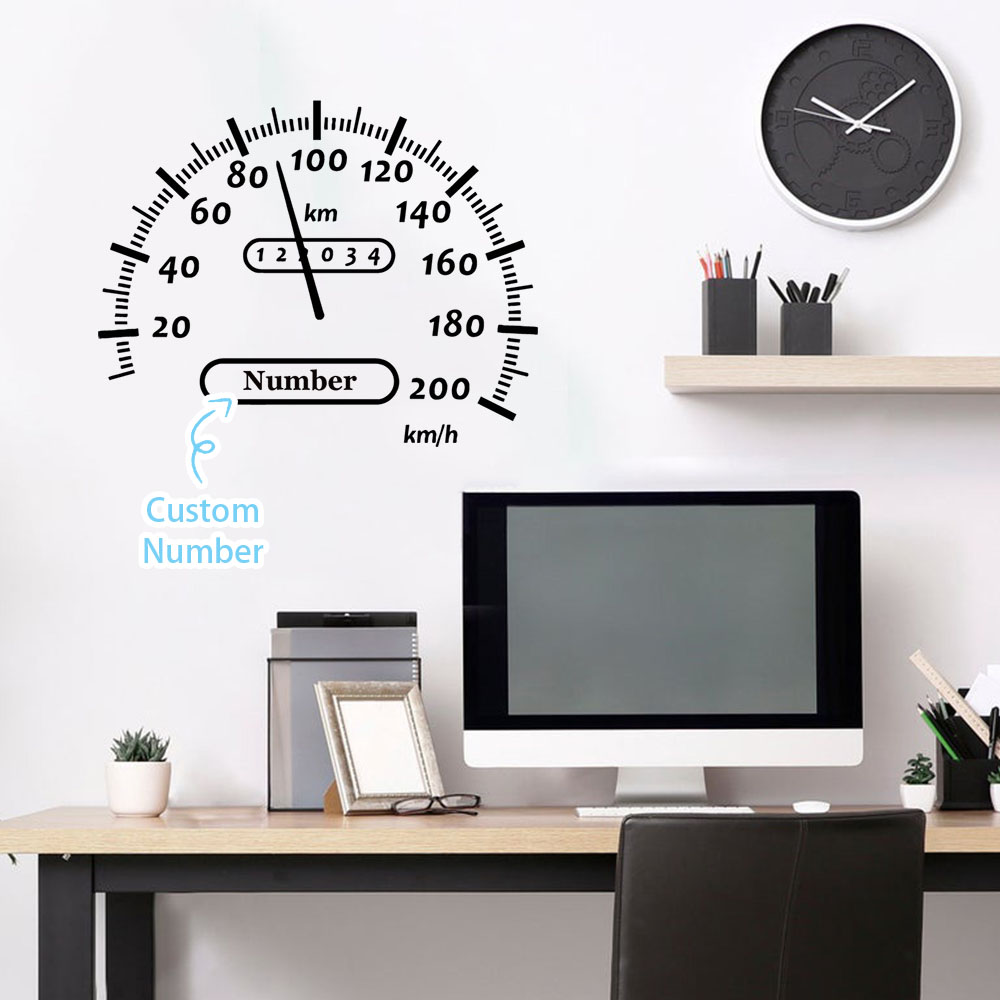 1PC Creative Fuel Gauge Person - đánh giá và giá Home Decor Wall Tiles