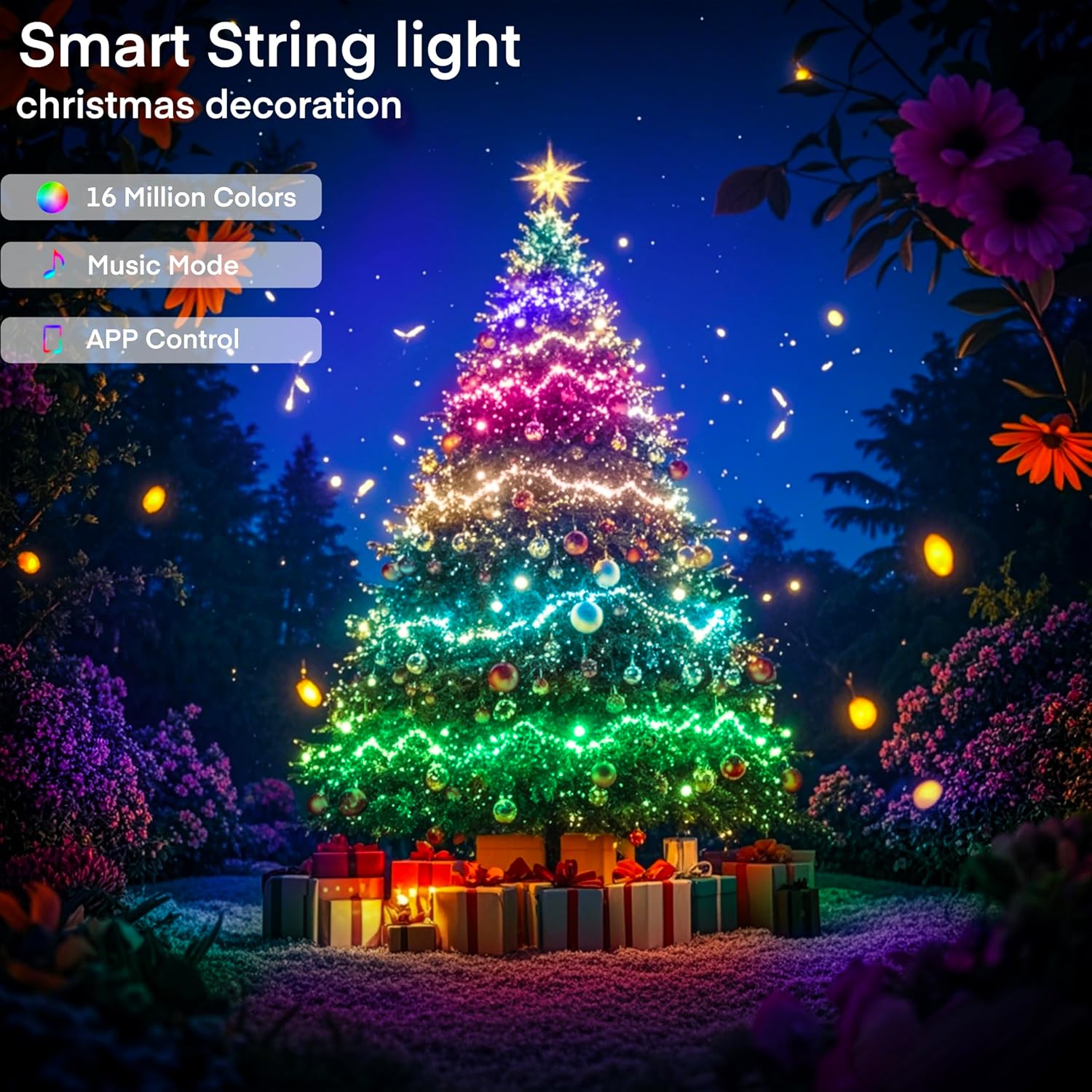 WS2812B RGBIC LED String Light - đánh giá và giá Home Decor App