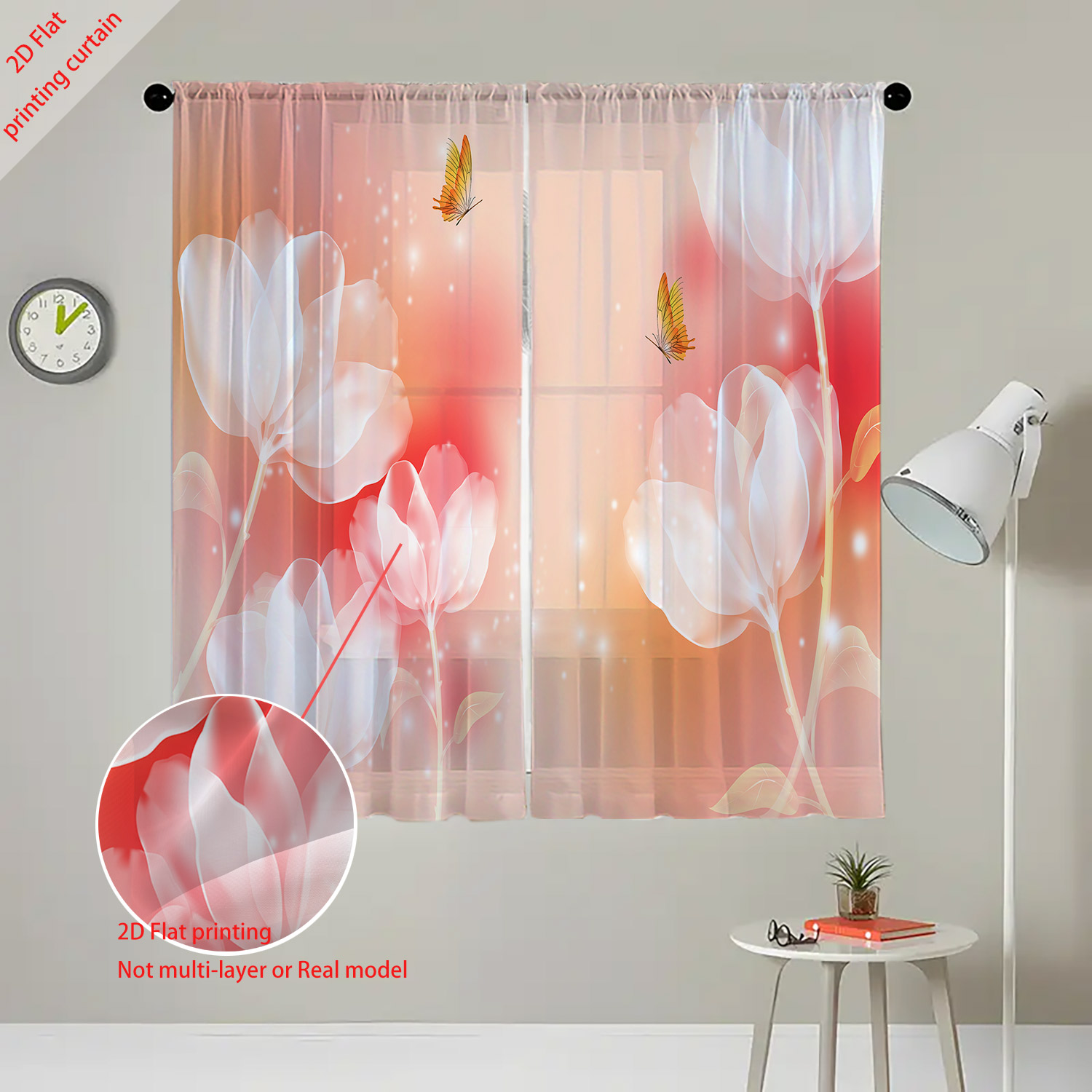 Purple Flower Printed Transpar - đánh giá và giá Home Decor Youtube