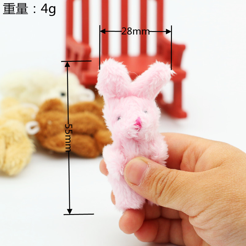 1/6 Dollhouse Fur Bunny Bear R - đánh giá và giá Home Decor Ikea