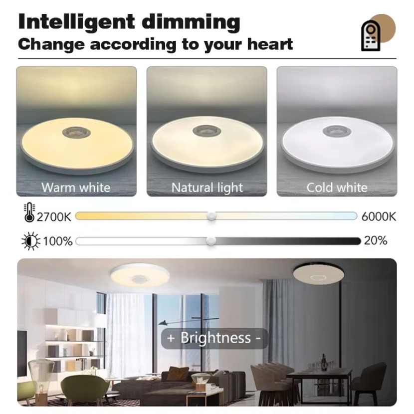 TUYA Smart Music Ceiling Light - đánh giá và giá Home Decor App
