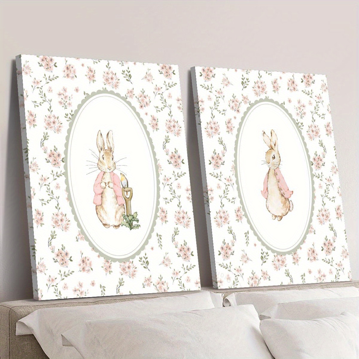 2pcs Retro Easter Rabbit Canva - đánh giá và giá Home Decor Youtube