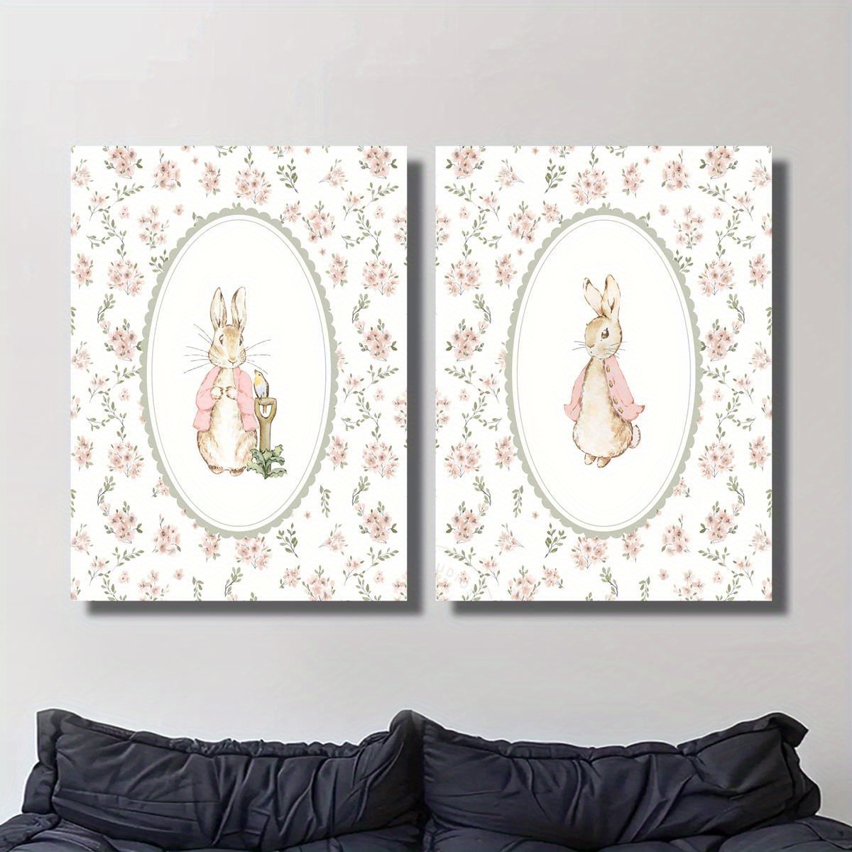 2pcs Retro Easter Rabbit Canva - đánh giá và giá Home Decor Youtube