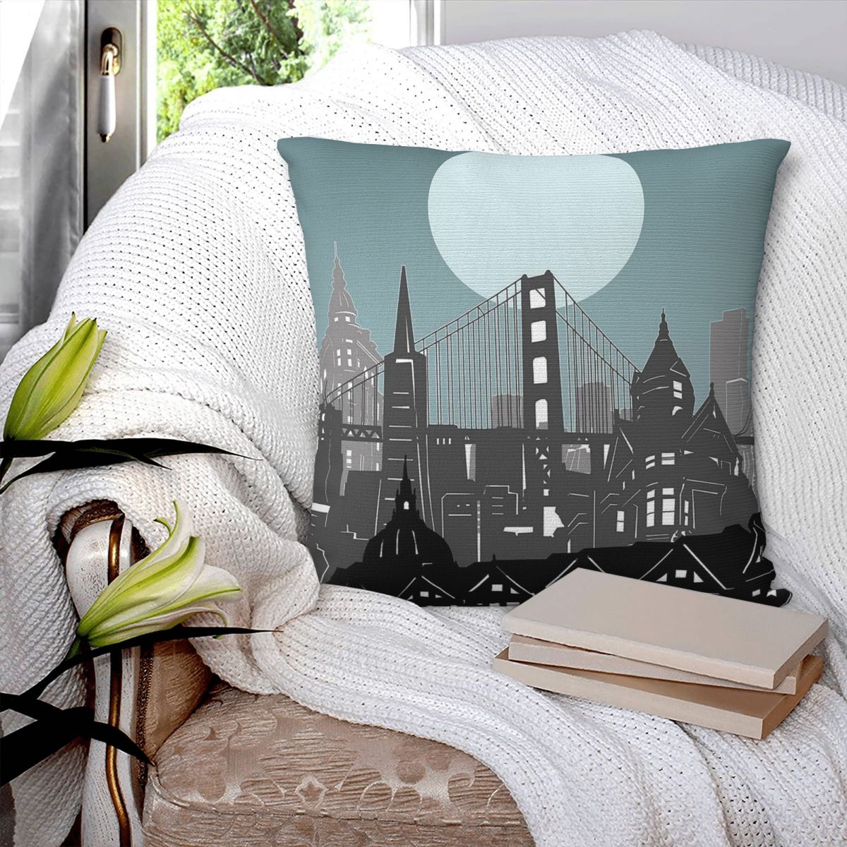 San Francisco Skyline USA Pill - đánh giá và giá Home Decor Usa