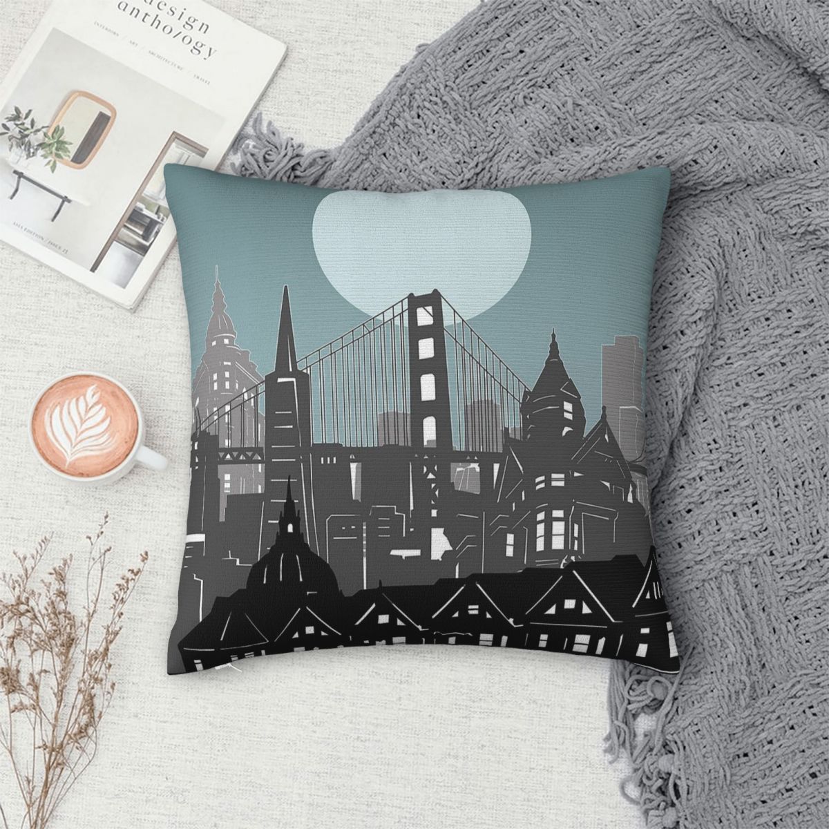 San Francisco Skyline USA Pill - đánh giá và giá Home Decor Usa