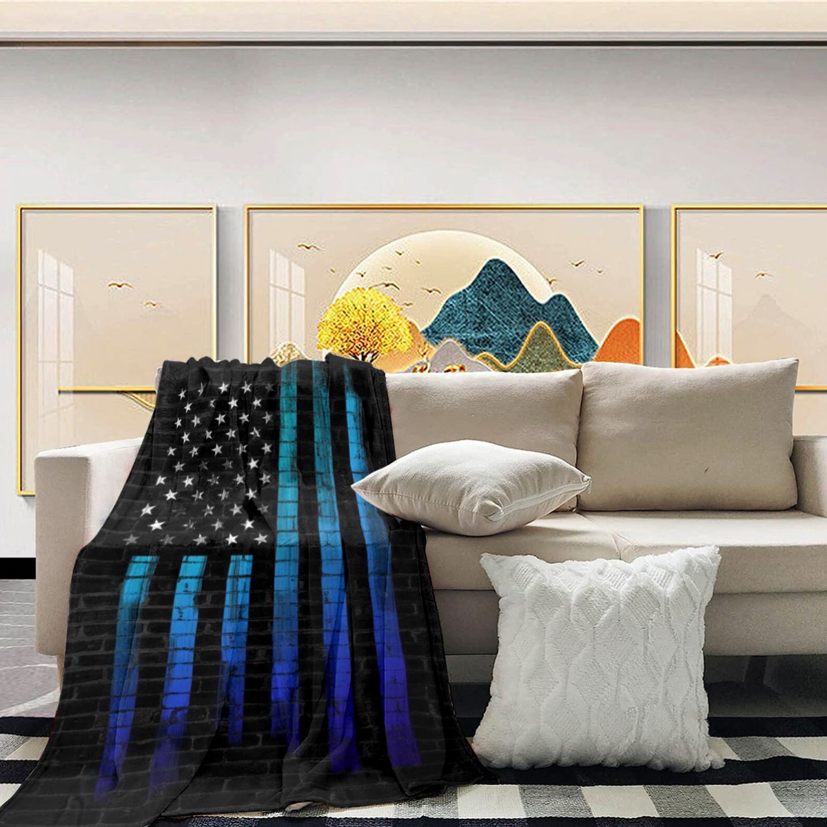 Large USA Flag Stars and Strip - đánh giá và giá Home Decor Usa