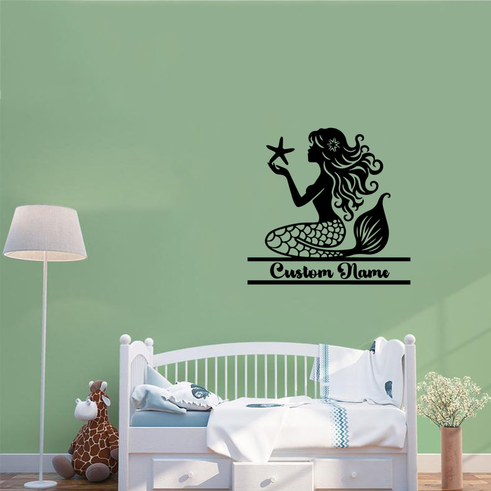 1PC Creative Mermaid Personali - đánh giá và giá Home Decor Wall Tiles