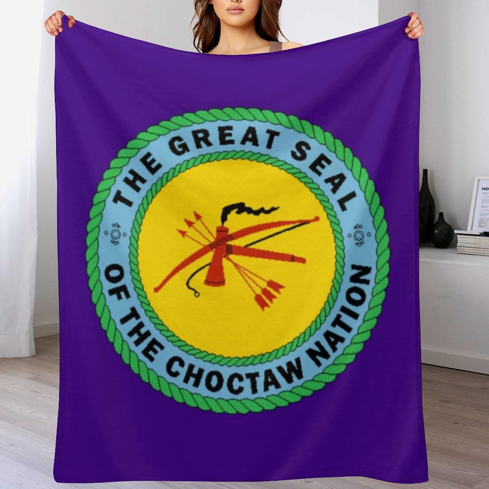 Flag of Choctaw Nation of Okla - đánh giá và giá Home Decor Usa