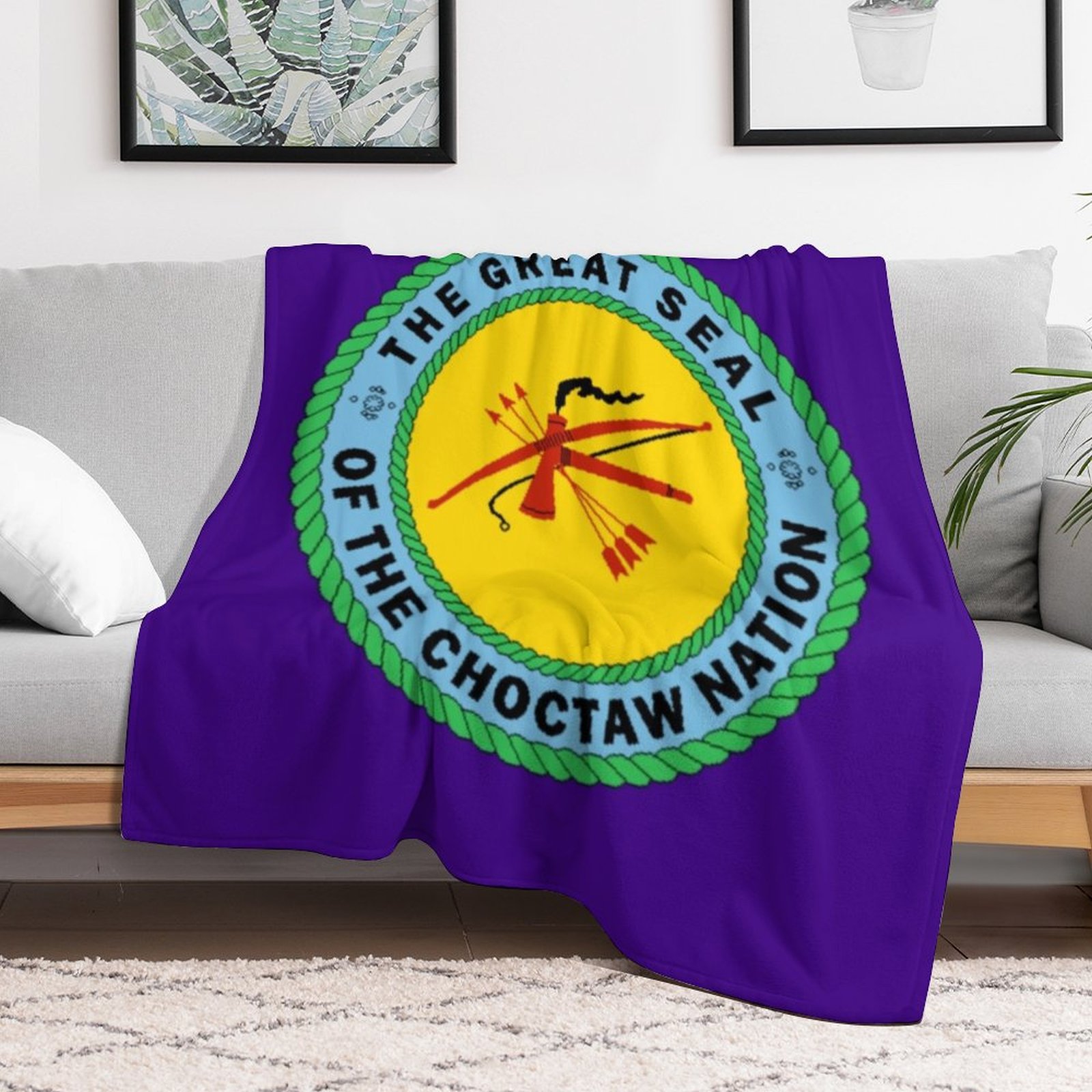 Flag of Choctaw Nation of Okla - đánh giá và giá Home Decor Usa