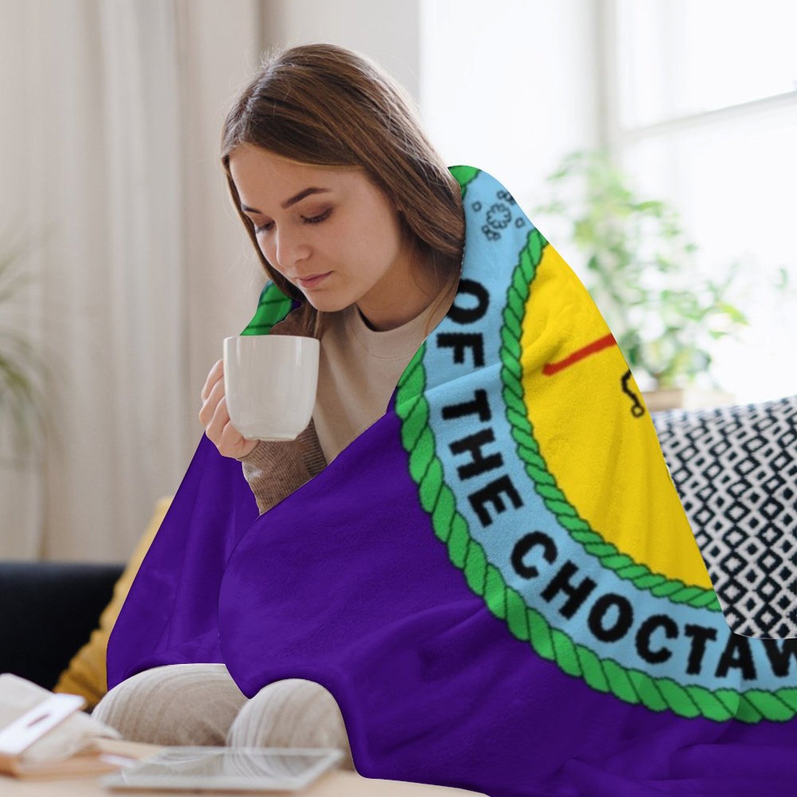 Flag of Choctaw Nation of Okla - đánh giá và giá Home Decor Usa