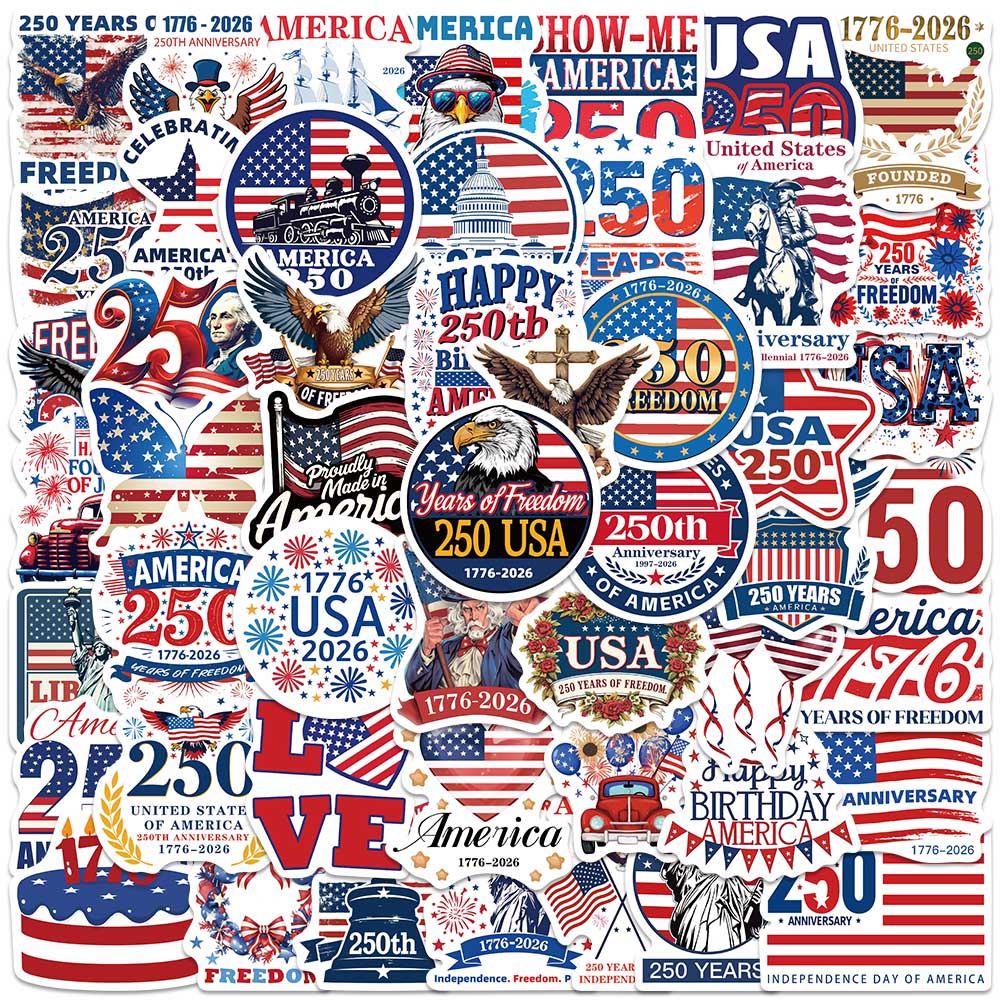 50PCS USA Patriotic Anniversar - đánh giá và giá Home Decor Usa