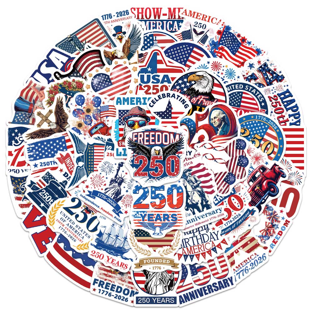 50PCS USA Patriotic Anniversar - đánh giá và giá Home Decor Usa