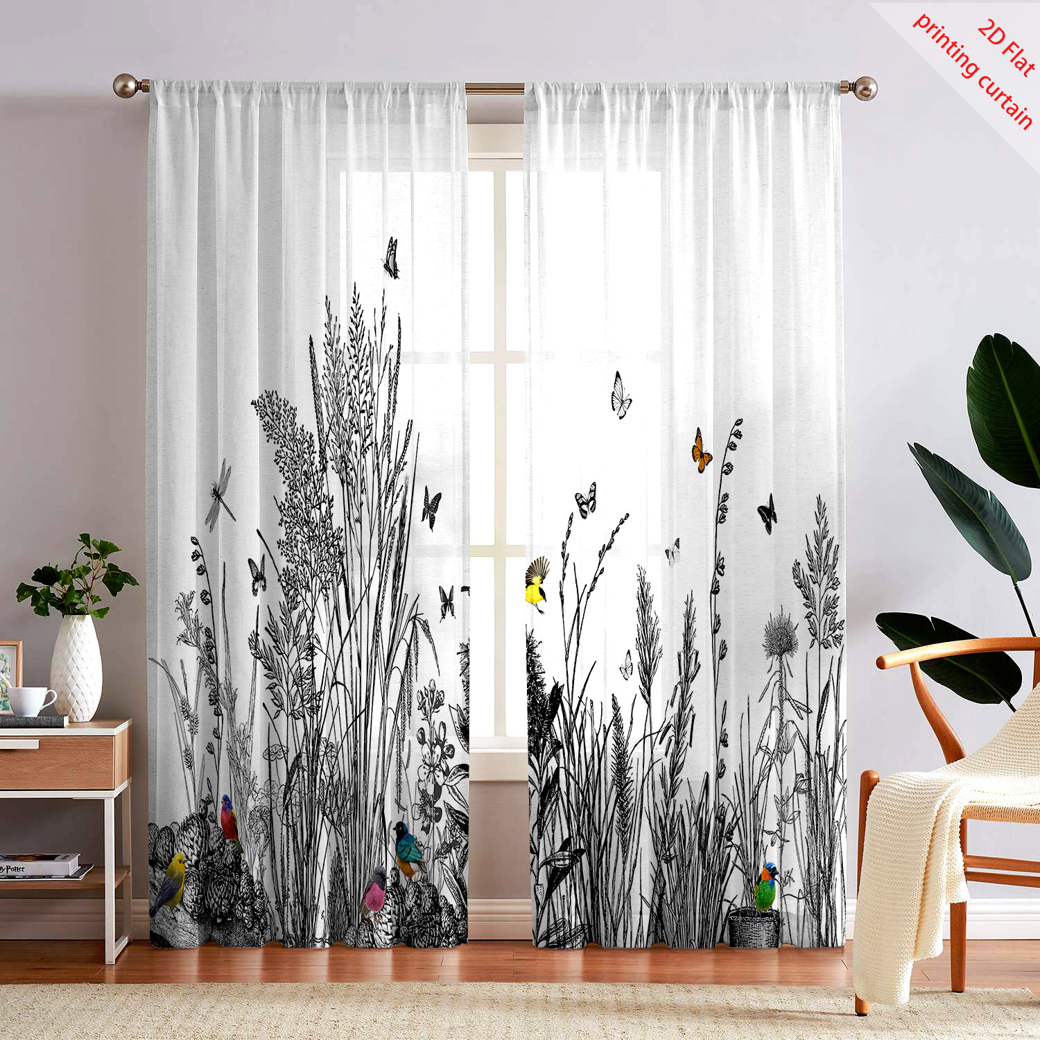 Plant Printed Transparent Scre - đánh giá và giá Home Decor Youtube