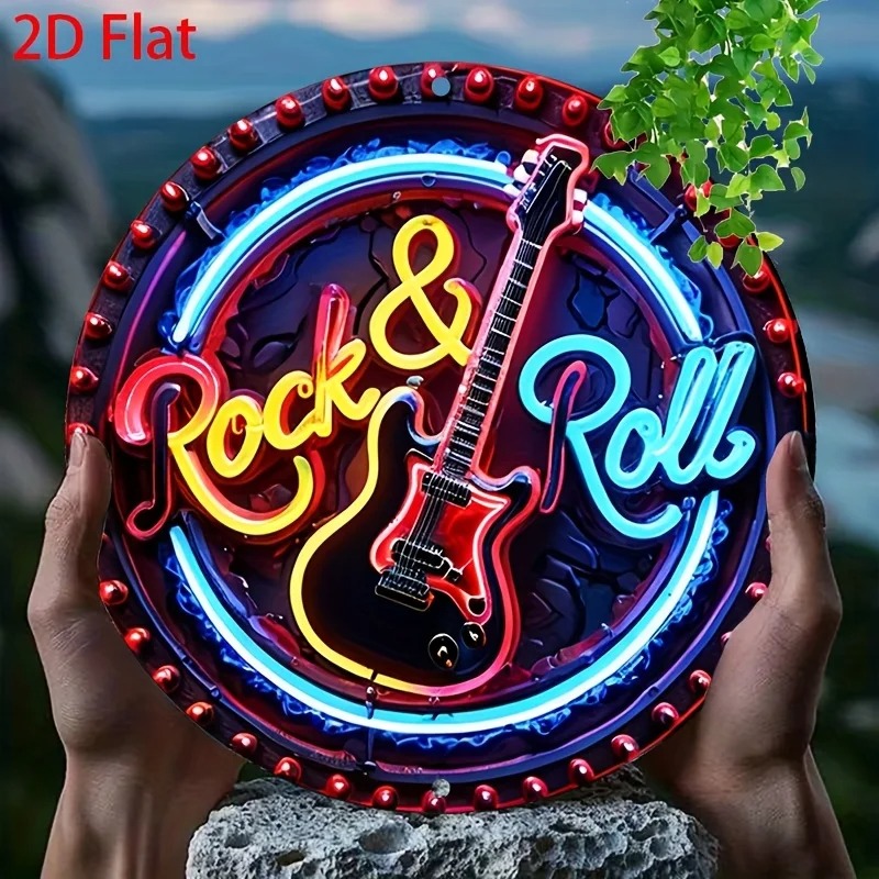 A Vintage Rock Neon Sign, 2Dfl - đánh giá và giá Home Decor Outside