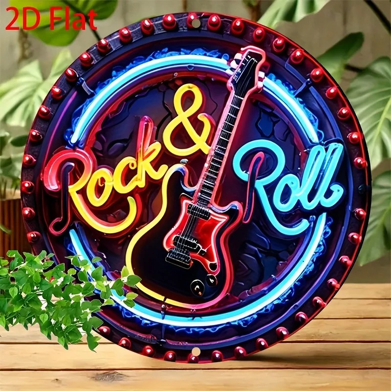 A Vintage Rock Neon Sign, 2Dfl - đánh giá và giá Home Decor Outside
