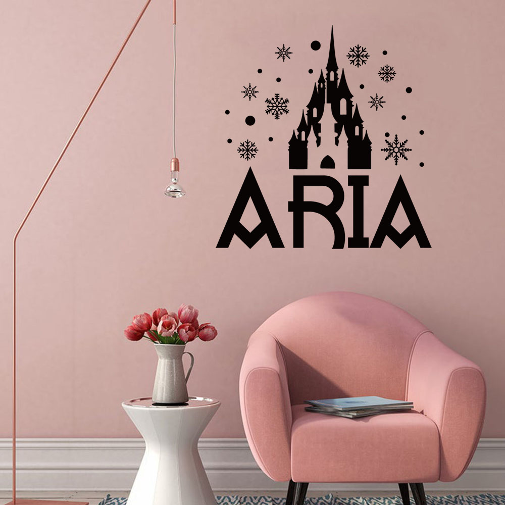 1PC Creative Castle Snowflake  - đánh giá và giá Home Decor Wall Tiles