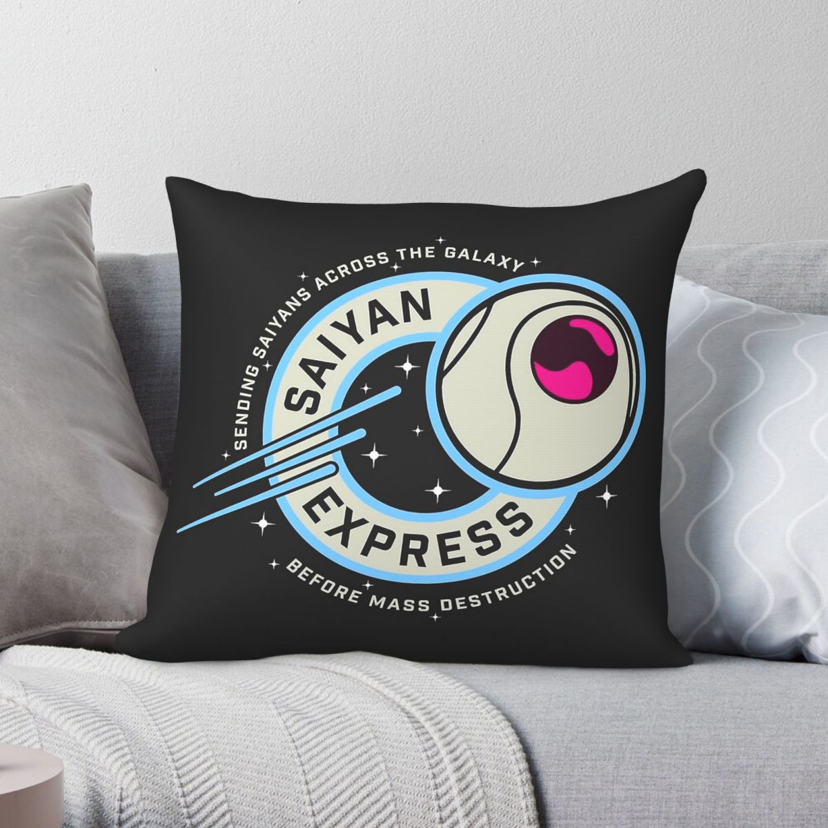 Saiyan Express Badge Pillowcas - đánh giá và giá Home Decor Express