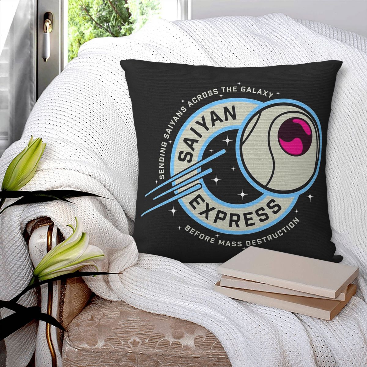 Saiyan Express Badge Pillowcas - đánh giá và giá Home Decor Express