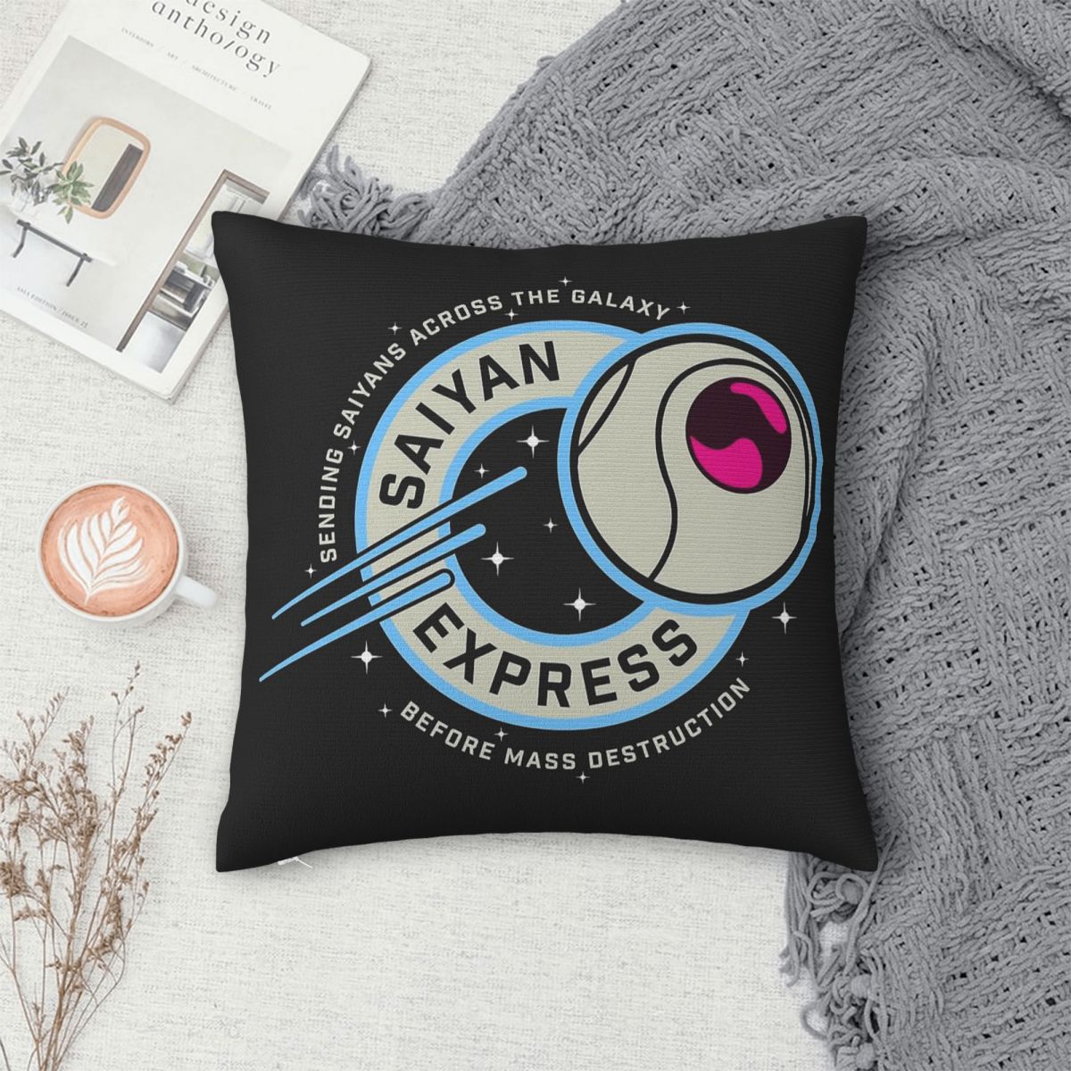 Saiyan Express Badge Pillowcas - đánh giá và giá Home Decor Express