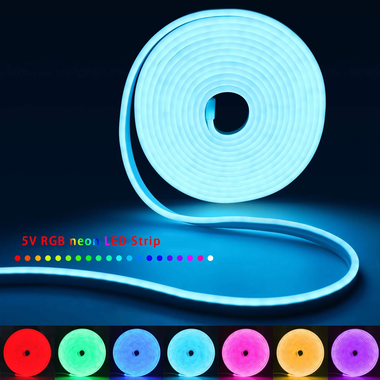 1-5m RGB LED Neon Strip Light  - đánh giá và giá Home Decor App